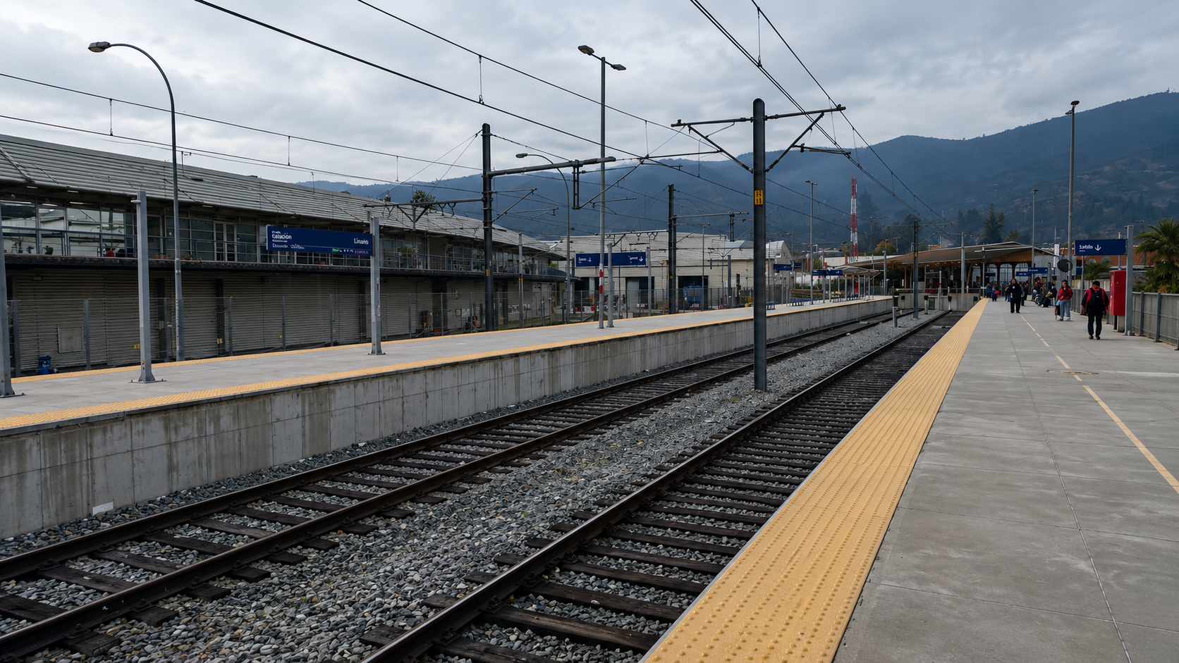 Imagen generada por IA sobre tecnología en la cabina de un tren